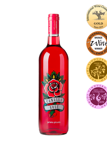 Canalla Rosé Prieto Picudo DO León Vino Rosado (Caja de 6 uds.)